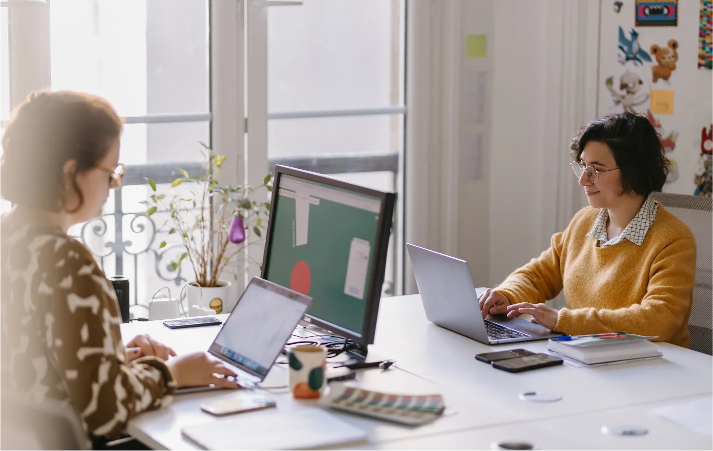 L'agence Duwood travaillant