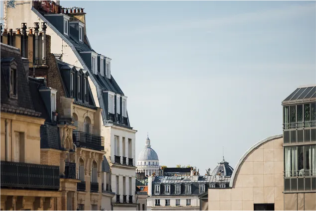 Photo de toits parisiens
