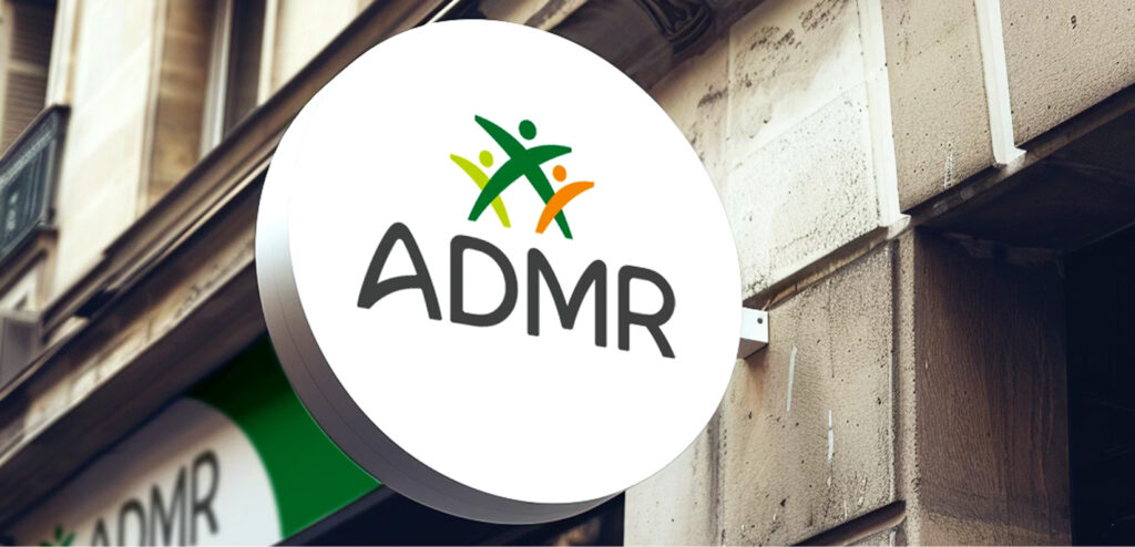 Logotype ADMR sur enseigne